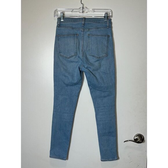 Veronica Beard Debbie High Rise Skinny Jean Size 25 Ocean Blue - Picture 3 of 9